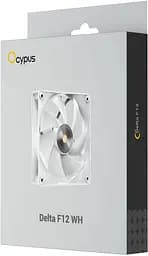 Вентилятор OCYPUS DELTA F12 120MM WH (DELTA-F12-WH1NM00X-GL) - мініатюра 5