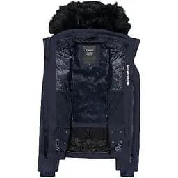 Куртка CMP Women's Stretch Twill Ski Jacket with Faux Fur Hood Dark Blue S (1097-31W0066F-N950 38) - мініатюра 4