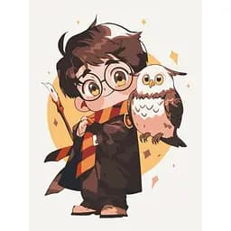 Картина по номерам "Гарри и Гедвига" Art Craft 15594-AC 30х40 см