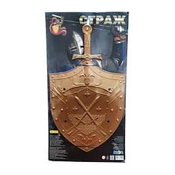 Игровой набор "Страж" Mtoys 21233 2 меча + щит золотой