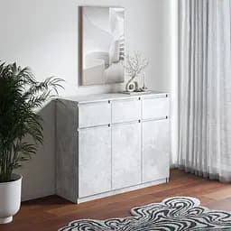 Комод Vays в спальню, современный, без ручек R-33 Бетон