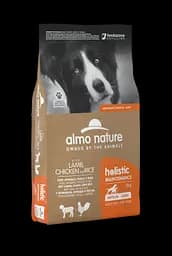Сухий корм для собак середніх і великих порід Almo Nature(Альмо Натюр)Holistic з ягням, куркою, рисом 12 кг
