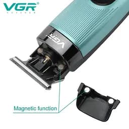 Бездротова машинка для стрижки волосся + 4 насадки, USB, VGR-975 / Акумуляторний тример для волосся та бороди - мініатюра 5