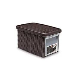 Контейнер для зберігання з кришкою і фронтальними дверцятами Stefanplast Elegance S 5,5л (30021)