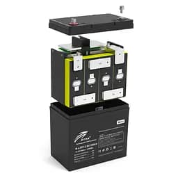 Акумулятор Ritar LiFePO4 12,8V 100Ah mini, 1280Wh BMS50@4S - мініатюра 2