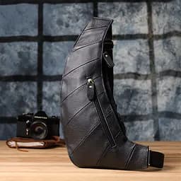 Сумка Vintage через плече із натуральної шкіри 15х32х4 см sum0027481 - мініатюра 10