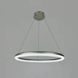 LED люстра підвісна в кільцевому корпусі Ø 65 см | Line F | Арт. MJ342-600 Ice Flower Silver - мініатюра 4