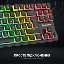 Клавіатура GamePro Blue Switch механічна (MK80B) - мініатюра 7