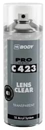 Лак для відновлення блиску фар HB Body Clear Lens, 400 мл аерозоль - мініатюра 4