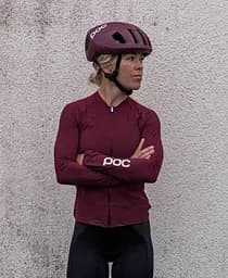 Велоджерсі жіноче POC Essential Road LS Jersey M Бордовий - мініатюра 2