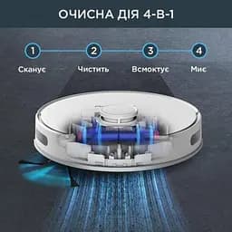 Робот-пилосос з вологим прибиранням Rowenta X-PLORER Serie 75 S RR8567WH - мініатюра 3