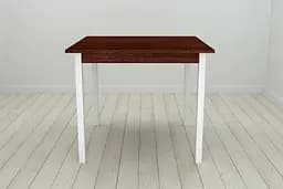 Стіл кухонний Ferrum-decor Дієго 75x80x80 Білий ДСП Венге 16мм (FRD-105615) - мініатюра 3