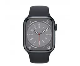 Смарт-годинник Apple Watch Series 8 GPS+LTE Midnight Aluminum Case з Midnight Sport Band 41 мм Size M/L (MNUW3) (60296-ska) - мініатюра 2
