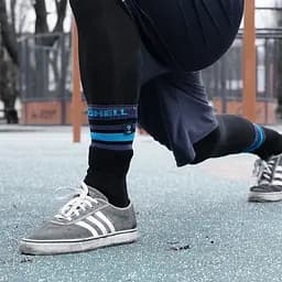 Шкарпетки водонепроникні Dexshell Ultra Dri Sports, р-р XL, з блакитною смугою - мініатюра 4