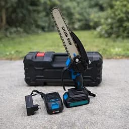 Акумуляторна ланцюгова пилка з індикатором масла Chain Saw 8" 36V 4Ah 2 АКБ - мініатюра 2