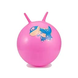 Мяч для фитнеса с рожками, 350 г, 45 см, динозавры (В ассортименте)