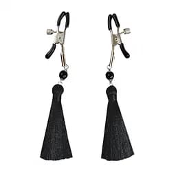 Затискачі для сосків Art of Sex - Nipple clamps Black Tassels Art of Sex SO5856 96090