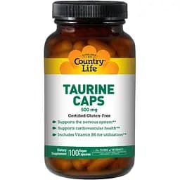 Комплекс Country Life Таурин 500 мг 100 капсул