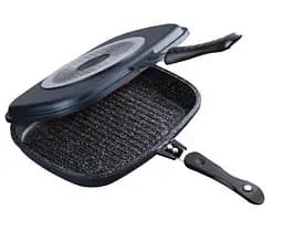 Сковорода гриль с антипригарным покрытием Peterhof PH-25343-32 двусторонняя сковорода гриль.