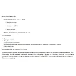 Амінокислота Stark Pharm Stark IBCAA 2-1-1/Vit B6 250 г Orange - мініатюра 2