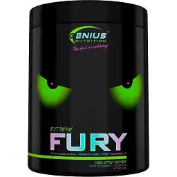Предтреник Genius Nutrition Fury Extreme Sour apple 400 г