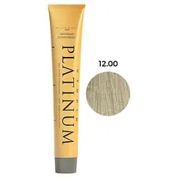Професійна стійка крем-фарба для волосся Hipertin Platinum 12.00 супер-блонд натуральний інтенсивний 60 мл