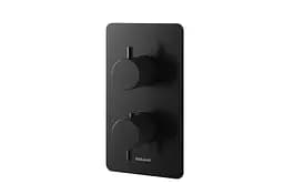Душова система Kohlman Axel 30 black з термостатом + BOX прихованого монтажу KPL-QW433AB30, Чорний матовий - мініатюра 3