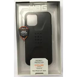 Оригінальний чохол UAG Civilian для iPhone 12 Mini на айфон 12 Міні (5.4") Black 11234D114040 - мініатюра 2
