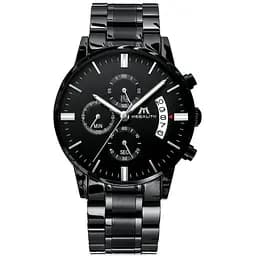 Наручний годинник чоловічий Megalith Super Чорний (1968)