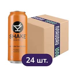 Упаковка напою слабоалкогольного Shake Sexx On The Beach 7% 12 л з/б (0.5 л х 24 шт.)