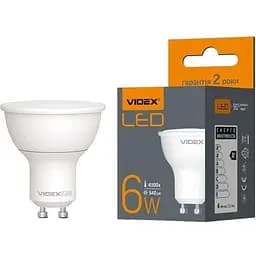 Світлодіодна лампа LED Videx MR16e 6W GU10 4100K (VL-MR16e-06104)