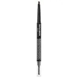 Кремовий олівець для брів Flormar Triple Brow Pencil 003 (Coffee) 0.75 г - мініатюра 2
