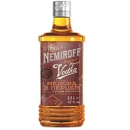 Настоянка Nemiroff Originals Українська медова з перцем 40% 0.5 л