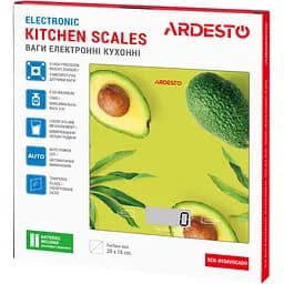 Ваги кухонні Ardesto Avocado (SCK-893AVOCADO) - мініатюра 5