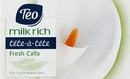 Мило тверде Тeo Milk Rich Tete-a-Tete Fresh Calla, зелений, 100 г (58085) - мініатюра 3