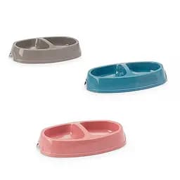 Savic пікнік (Picnic Twin Cat) миска подвійна для котів, пластик 0.15 23,5 х 13 см