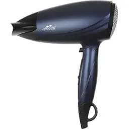 Фен для сушіння волосся Monte BMT-5216 дорожній складна ручка 1600 Вт синій