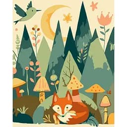 Набір для розпису ArtCraft Вечірній ліс 40х50 см (15579-AC)