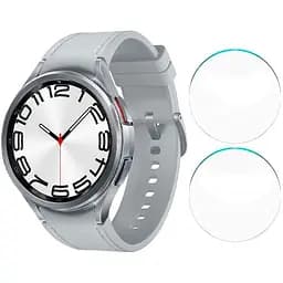 Захисне скло Watchbands Samsung Galaxy Watch 6 Classic 47mm Silver SM-R960NZSASEK - 2шт (WB0006473S-2)