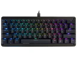 Клавиатура игровая механическая с подсветкой Cougar Puri PIX Mini RGB USB Black Eng/Укр - мініатюра 1