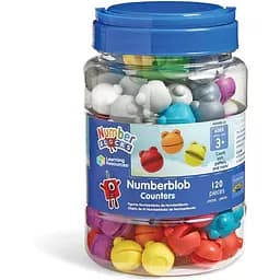 Ігровий набір для навчання рахунку Веселі жаби Numberblobs Learning Resources HM94490-UK 120 жабок