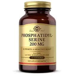 Натуральная добавка Solgar Phosphatidylserine 200 mg, 60 капсул