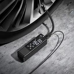 Автомобільний насос Hoco ZP5 May smart air pump Black - мініатюра 7
