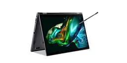 Ноутбук Acer Aspire 5 Spin 14 A5SP14-51MTN 14' WUXGA IPS Touch, Intel i5-1335U, 8GB, F512GB, UMA, Lin, сірий (NX.KHKEU.004) - мініатюра 4