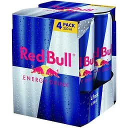 Уцінка. Напій енергетичний Red Bull безалкогольний середньогазований 4 шт. х 250 мл - мініатюра 2