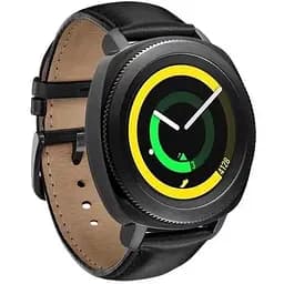 Кожаный ремешок Primo для часов Samsung Sport Gear (SM-R600) Black