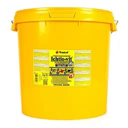 Сухий корм для акваріумних риб Tropical у пластівцях Ichtio-Vit 21 л для всіх акваріумних риб