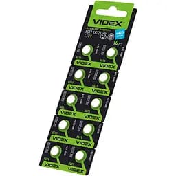 Батарейки часовые Videx AG11 (LR721) щелочные 1.5V 10 шт.