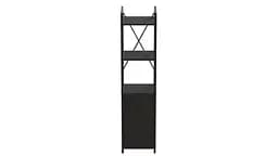 Етажерка 3/34 Серії Конект з тумбою 144x34x28 Чорний ДСП Сосна Кембра FRD-104423 - мініатюра 4