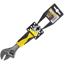 Ключ розвідний Сталь 150 мм хромований двокомпонентні рукоятки (66495)